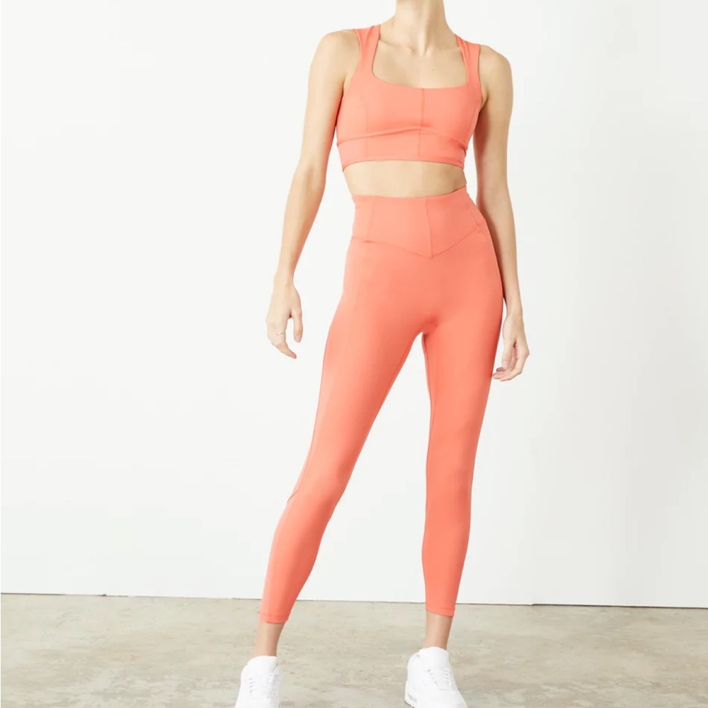 Bandier Le Ore Coral Activewear Set